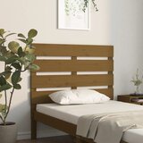 Uzglavlje smeđa boja meda 75 x 3 x 80 cm od masivne borovine | shoptok.hr