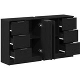  Kreveta Crni hrast 120 x 30 x 70 cm Konstruirano drvo | shoptok.hr