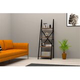 Woody Fashion polica za knjige passi walnut black Cene