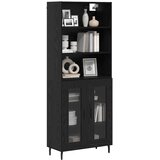  Highboard Crni hrast 69,5 x 34 x 180 cm | shoptok.hr