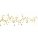  LED Riječni jeleni s 40 LED svjetlima 5 pcs Zlatno PET | shoptok.hr