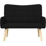  Kauč za dvoje Crna 115 x 61 x 87 cm tkanina | shoptok.hr