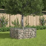  Gabionski uzdignuti krevet Srebrno 80 x 80 x 40 cm - 80 x 80 x 40 cm | shoptok.hr
