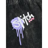 Sinsay Pamučne tajice s ispranim efektom i motivom Stitcha | shoptok.hr