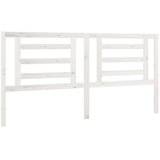  Uzglavlje za krevet bijelo 186 x 4 x 100 cm od masivne borovine | shoptok.hr