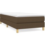 Maison Chic Posteljni okvir - Enojna postelja - Postelja za odrasle brez vzmetnice temno rjav 80x200 cm blago-J7763, (21773824) | Shoptok.si