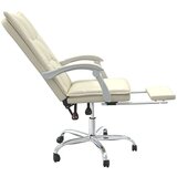  Uredski naslonjač od umjetne kože krem | shoptok.hr