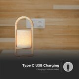  LED prigušiva punjiva stona lampa na dodir LED/1,5W/5V 3000K 1800 mAh bež | Eponuda.com