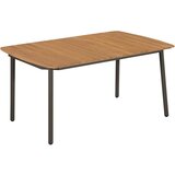 5-dijelni vrtni blagovaonski set od poliratana crni | shoptok.hr