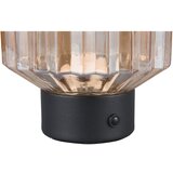 Tri O Crna/bež LED stolna lampa s mogućnosti zatamnjivanja sa staklenim sjenilom (visina 19,5 cm) Lord – | shoptok.hr