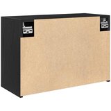  Kupaonski zidni ormarić crni 60x25x40 cm izrađeno drvo | shoptok.hr