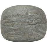 The Living Store Ročno izdelan tabure olivno zelen 45x30 cm juta - Tabure, (21662904) | Shoptok.si