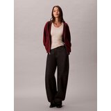 Calvin Klein Jeans Jopa na zadrgo temno rdeča / črna / bela | Shoptok.si