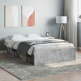 Maison Chic Posteljni okvir - Dvoposteljna postelja - Zakonska postelja betonsko siv 120x200 cm-J10263, (21773102) | Shoptok.si