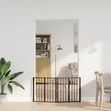  Vrata za pse 2 pcs Crna 60 x 60 cm Cinkani čelik | shoptok.hr