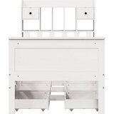  s regalom za knjige bez madraca bijeli 90x200cm borovina | shoptok.hr