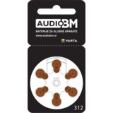  Baterije Za Slušne Aparate Varta - Audio Bm, Tip 312, 6 Kos | Shoptok.si