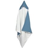 Bébé Douceur Plavi dječji ručnik s kapuljačom od muslina 75x75 cm – | shoptok.hr