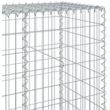 vidaXL Gabionska košara s pokrovom 1100x50x200 cm pocinkano železo | Shoptok.si