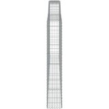  Lučne gabionske košare 4 kom 400x30x180/200cm pocinčano željezo | shoptok.hr
