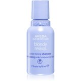 Aveda Blonde Revival™ Purple Toning Shampoo ljubičasti šampon za toniranje za posvijetljenu ili kosu s pramenovima 50 ml | shoptok.hr