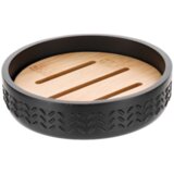 Tendance držač sapuna Mantova, poliresin/bambus crna Cijene