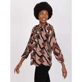 Italy Moda Blouse-DHJ-BZ-8643-2.67P-brown | Shoptok.si