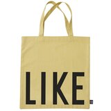 Design Letters Žuta platnena torba Like | shoptok.hr