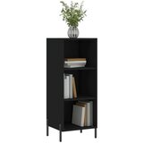  Komoda crna 34 5 x 32 5 x 90 cm od konstruiranog drva | shoptok.hr
