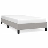  Okvir za krevet bez madraca svjetlosivi 90x190 cm od tkanine | shoptok.hr