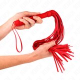 Kink Soft PVC Whip 70cm Red Cene