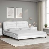  Okvir za krevet bez madraca Hvar bijeli 180x200 cm od umjetne kože | shoptok.hr