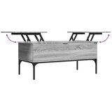  Stolić za kavu siva boja hasta 100x50x45 cm od drva i metala | shoptok.hr