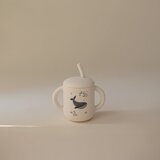 Mushie Silicone Training Cup Whales skodelica s slamico 270 ml | Shoptok.si