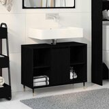  Kupaonski ormar Crna 80 x 33 x 60 cm Konstruirano drvo | shoptok.hr