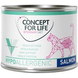 Concept for Life Veterinary Diet hipoalergena losos - Varčno pakiranje: 24 x 185 g | Shoptok.si