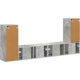 4 pcs Betonsko siva - - Siva - 71.73 - 98 x 31 x 29,5 cm - 2025-vidaXL-Uvoz_2 | Shoptok.si