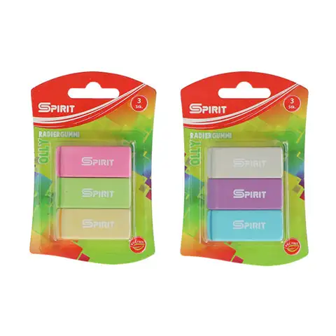 Spirit olly square eraser 3 u 1 u nekoliko varijanti | shoptok.hr