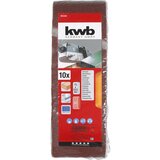 KWB trakasti brusni papir 75x533 GR80 10/1 | drvo-metal, alu-oksid