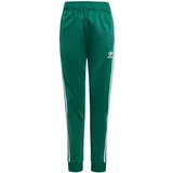 Adidas Hlače 'Adicolor' temno zelena / bela