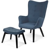 Sofotel Norse fotelja s naslonom i podnožjem, plava | shoptok.hr
