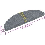  Prostirke za stepenice, samoljepljive, 10 kom, 65x21x4 cm, svijetlo sive, poluokrugle, velike | shoptok.hr