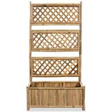  Posuda za sadnju s rešetkom od bambusa 70 cm | shoptok.hr