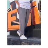 Dewberry 63521 Elastic Waist Mens Baggy Pants-GREY Cijene