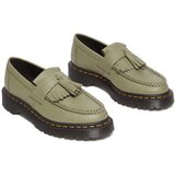 Dr. Martens Kožne mokasinke Adrian za žene, boja: zelena, ravni potplat, DM31703357 | shoptok.hr