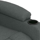  Masažna fotelja od tkanine tamnosiva | shoptok.hr