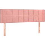  LED posteljno vzglavje roza 147x16x78/88 cm žamet, (20933993) | Shoptok.si