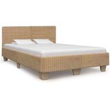 vidaXL Ručno tkani okvir za krevet od pravog ratana 160 x 200 cm | shoptok.hr