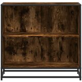 vidaXL Ormar za knjige dimljeni hrast 80,5x35x76 cm konstruirano drvo | shoptok.hr