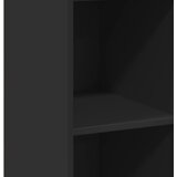  Visoka komoda crna 30x41x124 cm od konstruiranog drva | shoptok.hr